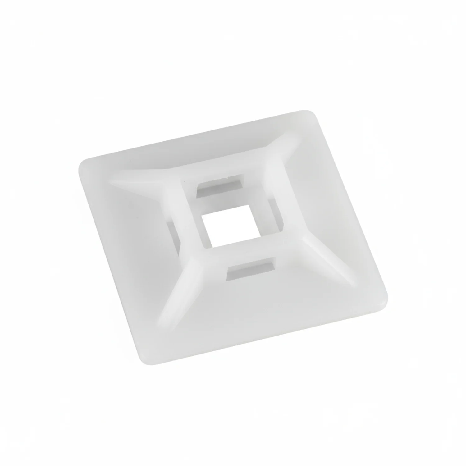 1" Natural Adhesive Cable Tie Mounts 100/bag Part #CM100-9C - Image 4