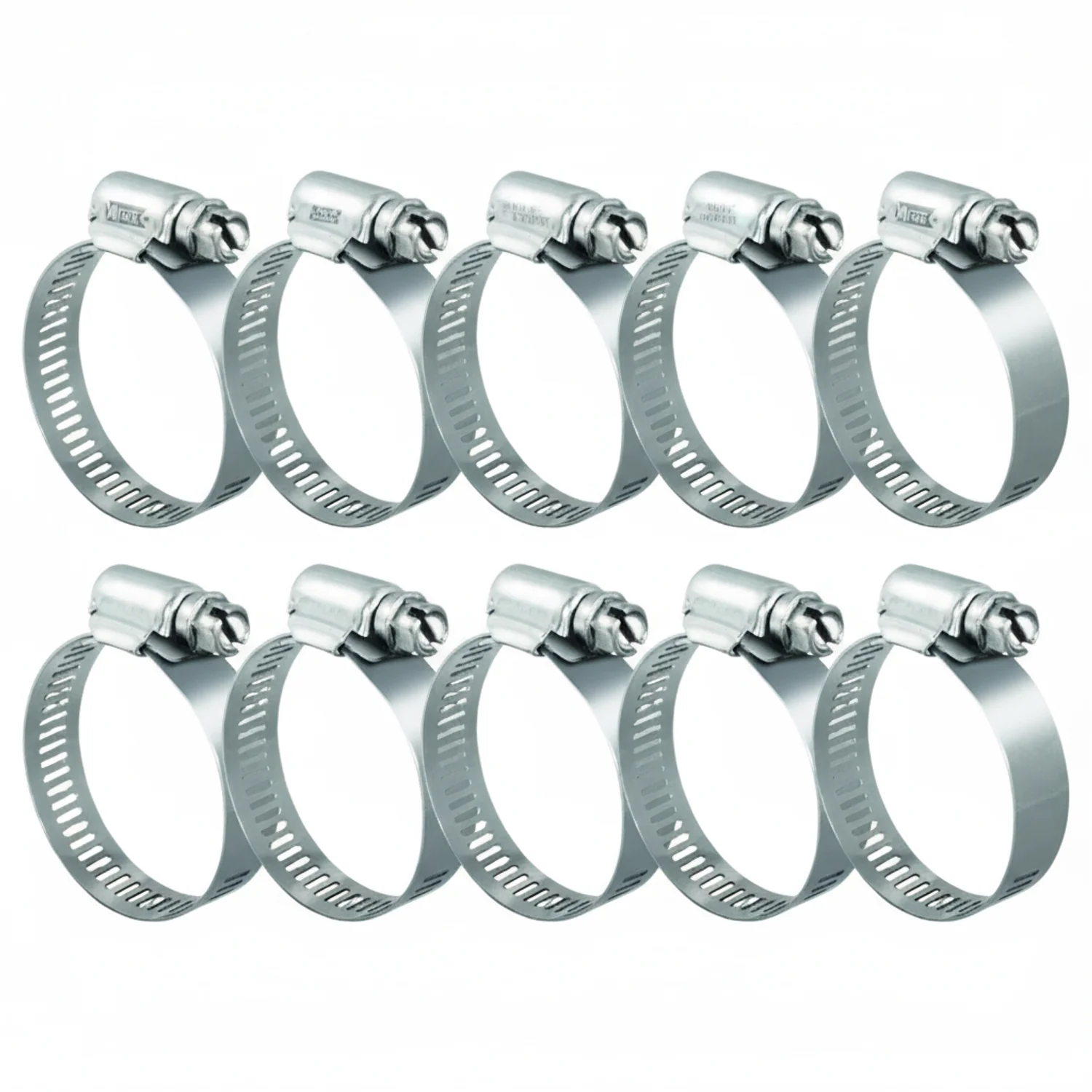 #20S All Stainless Steel Hose Clamp 10/box - Image 2