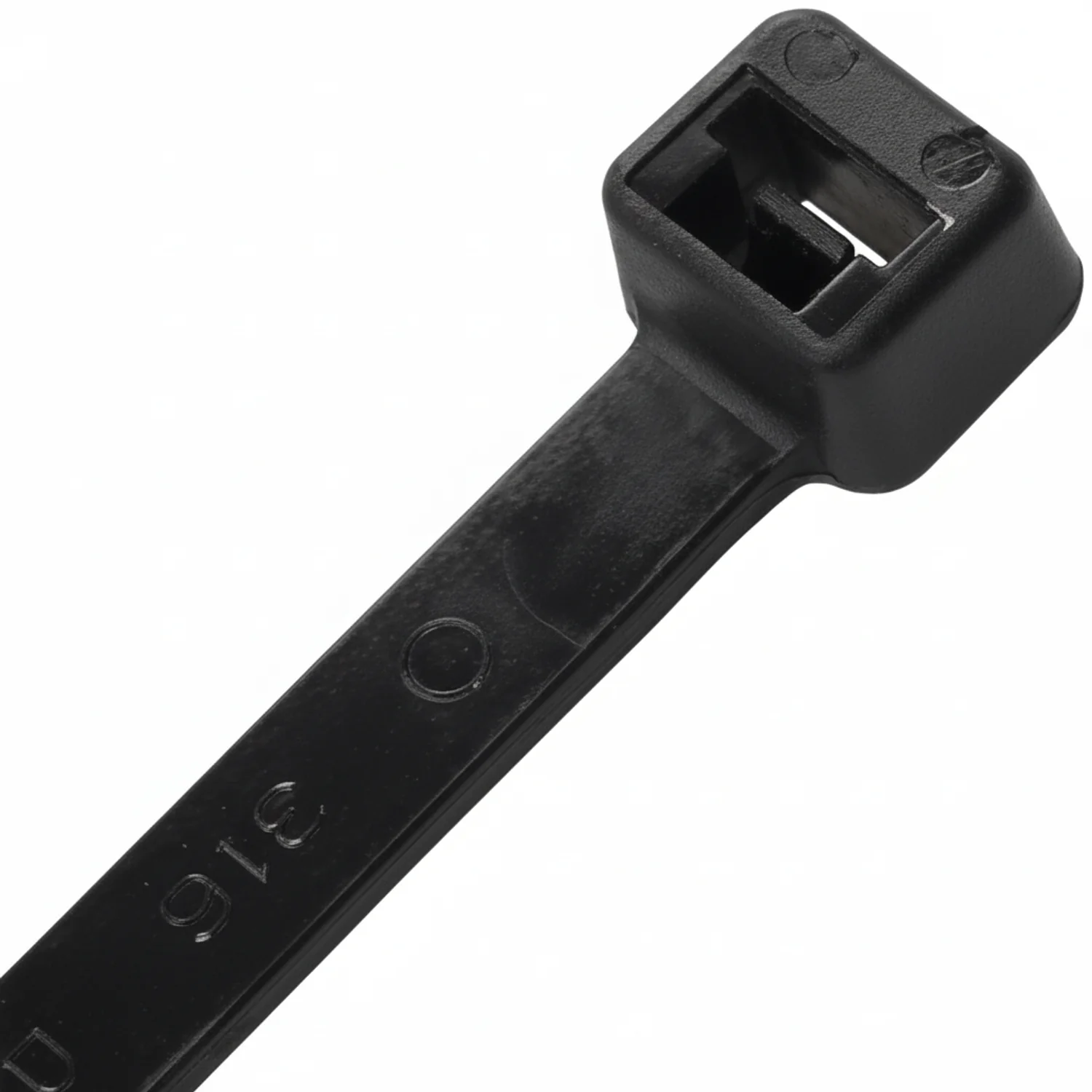 5.5" 40lb UV Black Heat Stabilized Cable Ties 100/bag Part # HS5.5-40-C