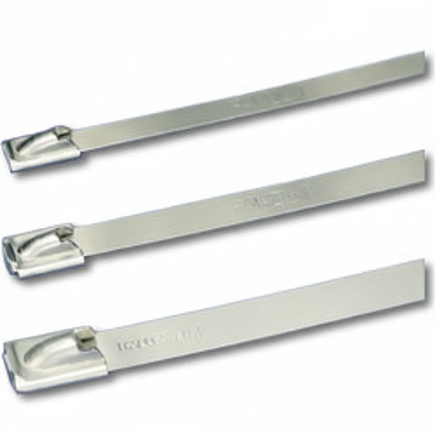 Panduit  14" 200lb  Pan-Steel 304 Stainless Steel Cable Ties 100/bag Part #MLT4S-CP - Image 2