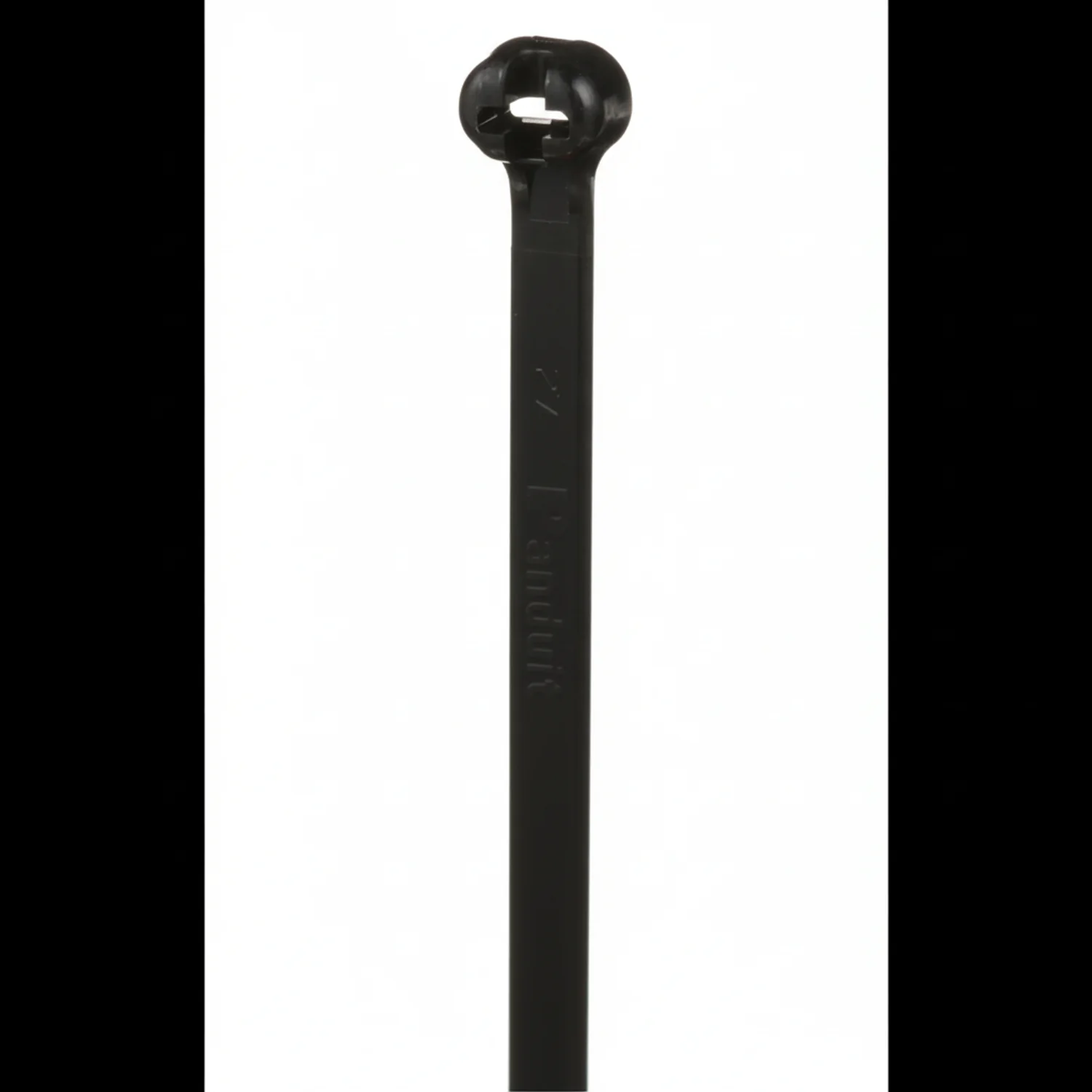Panduit 18” 120lb. Black UV Weather Resistant Dome-Top Barb Ty Cable Ties 100/bag Part # BT5LH-C0 - Image 2